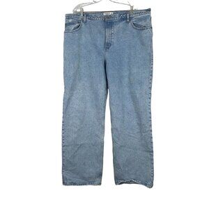 ABERCROMBIE & FITCH - WOMEN'S 35/20 - BLUE THE 90S RELAXED HIGH RISE JEANS